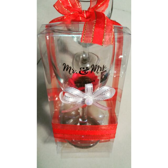 Wine Glass Wedding Souvenir Shopee Philippines