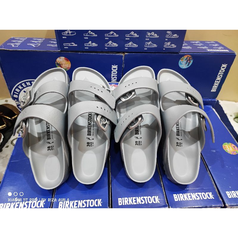 Birkenstock Arizona Eva Silver | Shopee Philippines