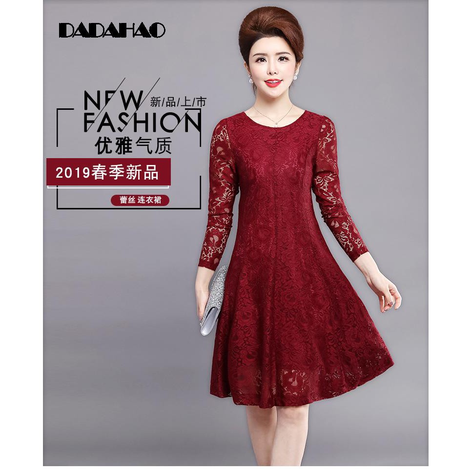 large red dress