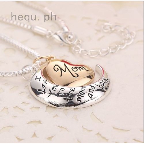 rose gold mum necklace