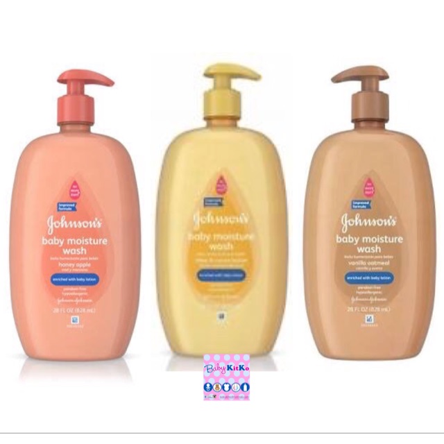 johnson's baby moisture wash with shea and cocoa butter