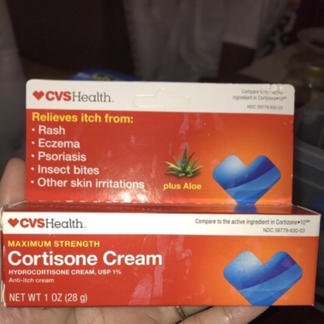 CVS Health Cortisone Cream Hydrocortisone cream, usp 1 (28g) Shopee