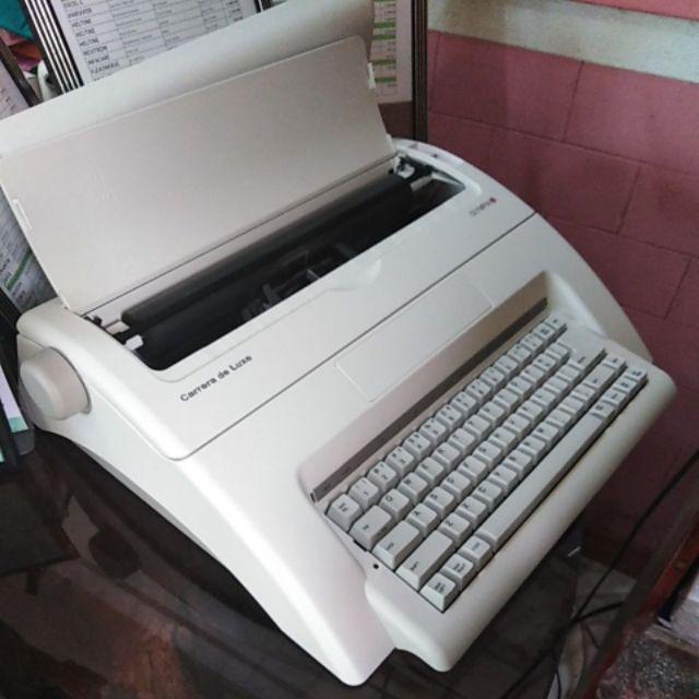 OLYMPIA CARRERA DELUXE ELECTRONIC TYPEWRITER Shopee Philippines