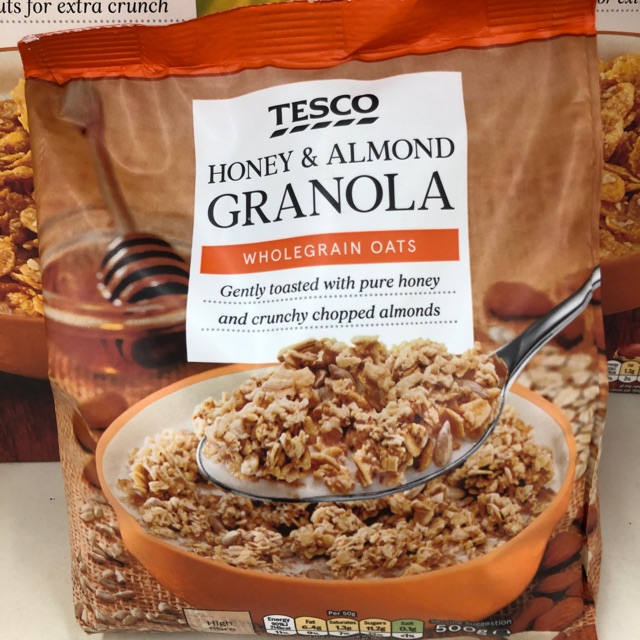 TESCO GRANOLA HONEY & ALMOND Shopee Philippines