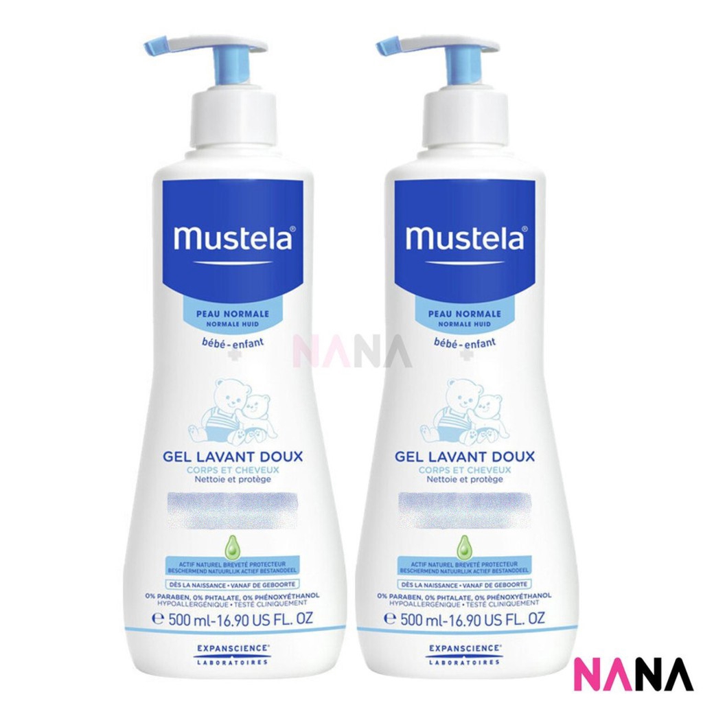 mustela body wash and shampoo