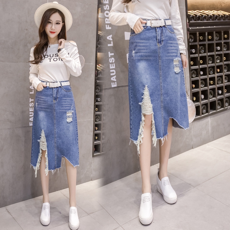 denim skirt dress