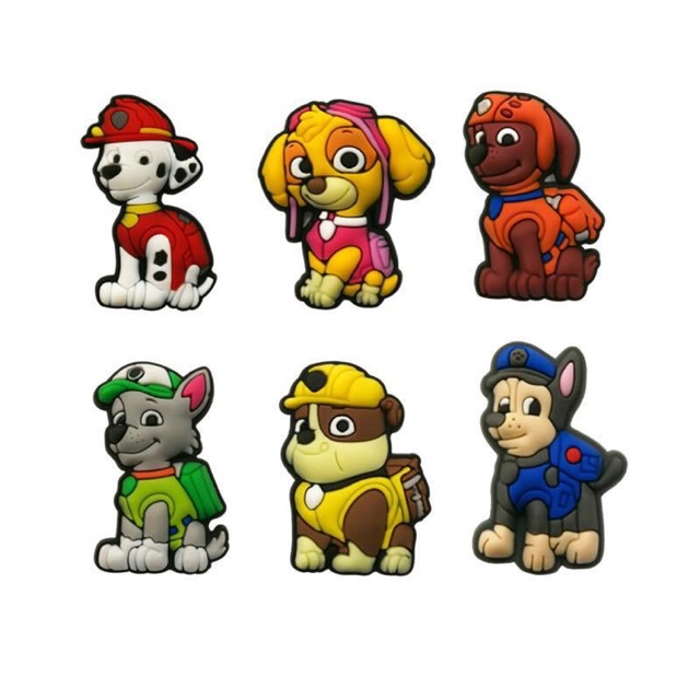 paw patrol croc charms