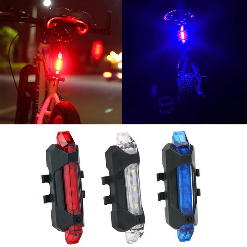 usb rechargeable rear bike light