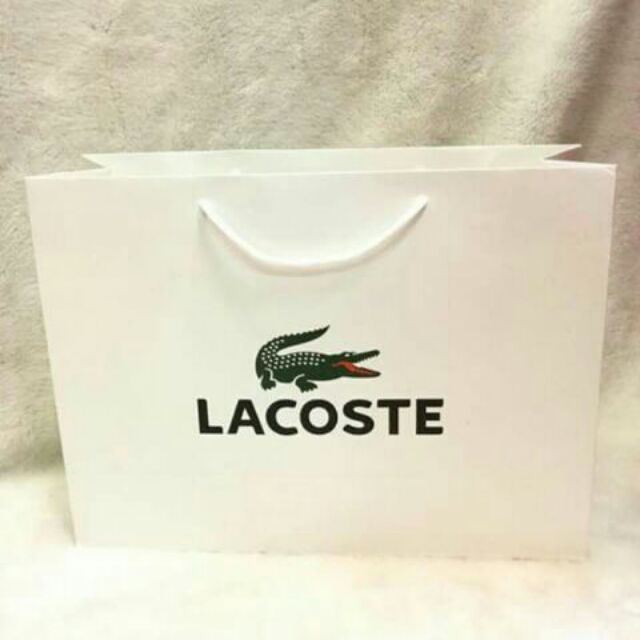 paper bag lacoste