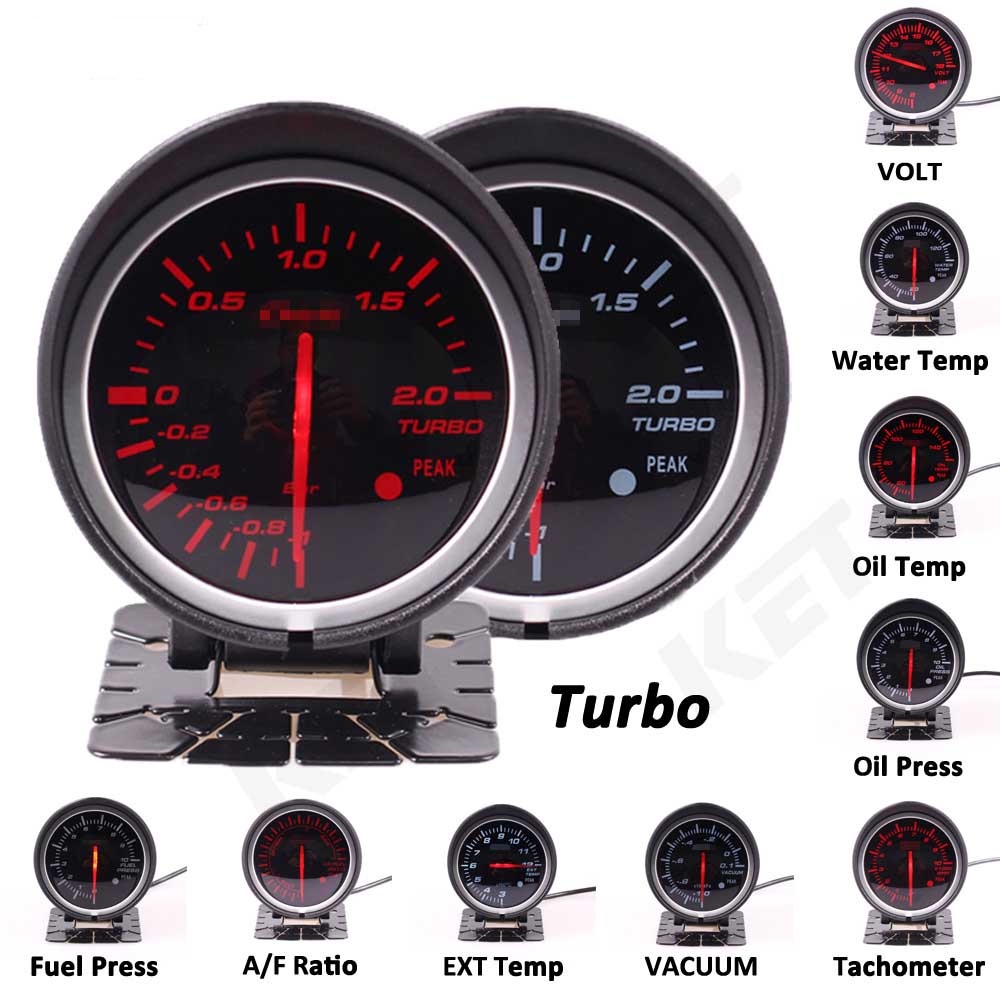 Defi BF Meter White&red Light 60mm Gauge Voltage Water Temp Oil Temp