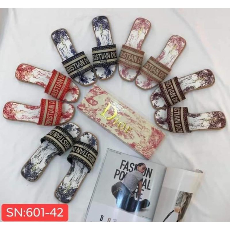 dior flat sandals price