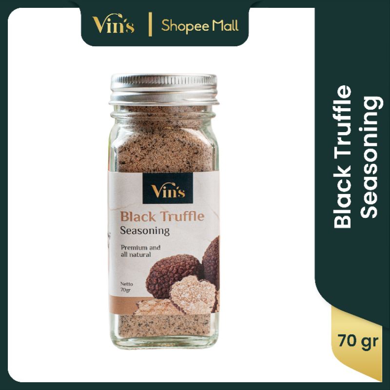 Vins Premium Black Truffle Seasoning / Spices Truffle Bottle 70gr
