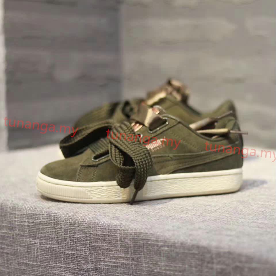 army green women sneakers