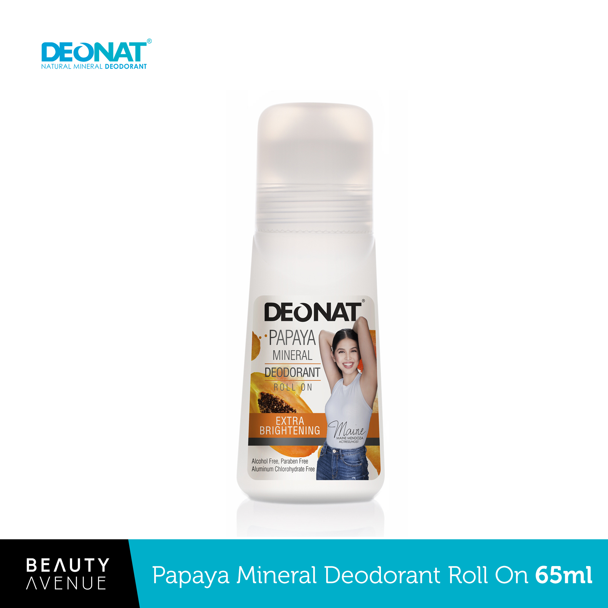 Deonat Papaya Mineral Deodorant Roll On 65ml Shopee Philippines