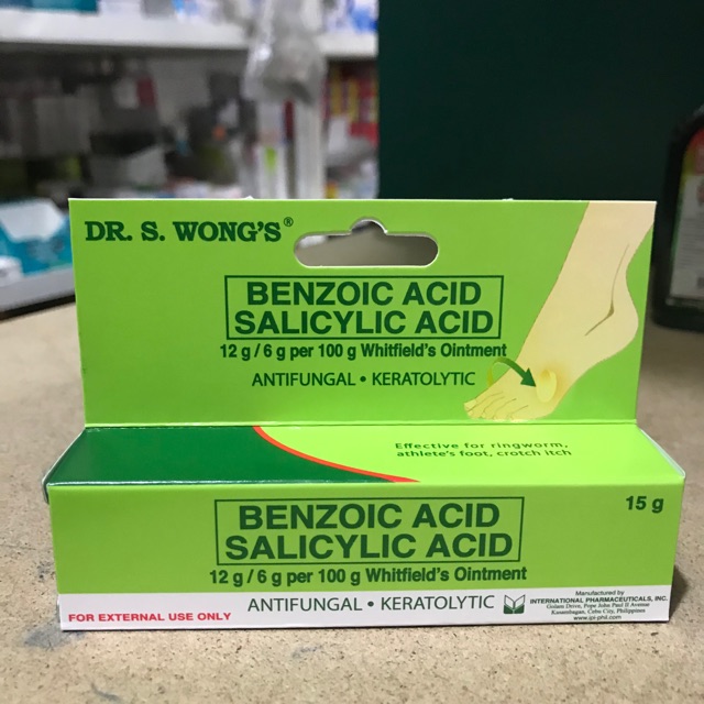 Dr. S. Wong’s (Benzoic Acid Salicylic Acid) Shopee Philippines