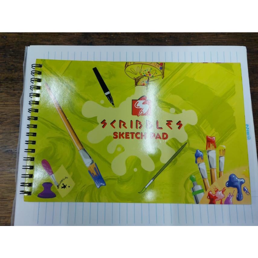 Vanda Sketch Pad, Scribbles Sketch Pad and Vision Drawing Book Shopee
