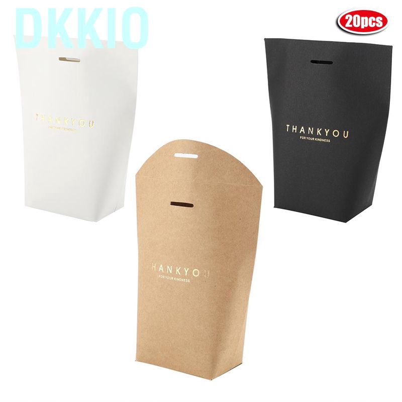 Dkkio 20pcs Elegant Paper Gift Bag Candy Box Wedding Baby Shower Bags Kids Birthday Party Suppl Shopee Philippines