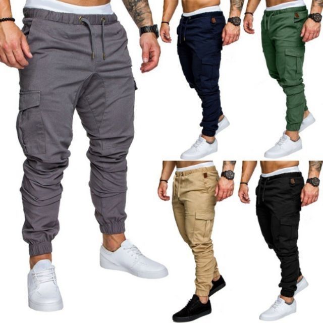 LANSITE Fit Skinny Six Pocket Jogger 6067# | Shopee Philippines