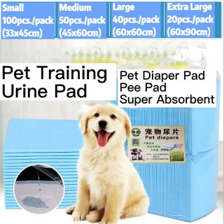 100pcs Pet Pee Pad Dog Pee Training Pad Cat Pee Pad Dog Puppy Diaper pad pet diaper mat