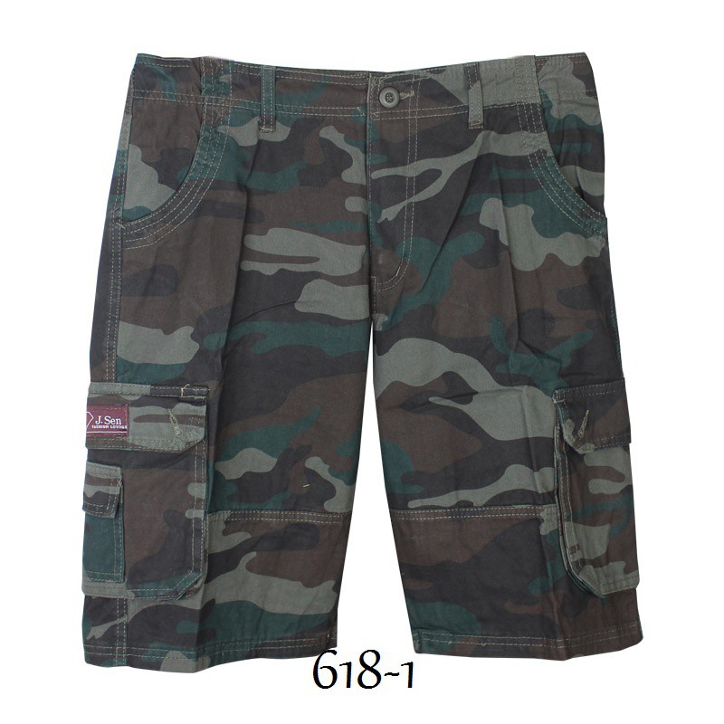 6 pocket shorts camouflage