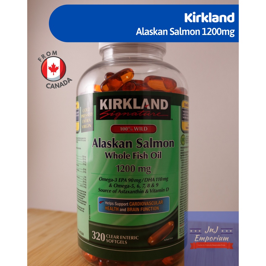 Kirkland Alaskan Salmon Whole Fish Oil Shopee Philippines