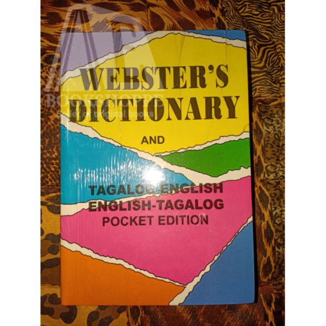 WEBSTER's DICTIONARY TagalogEnglish/EngTagalog Pocket Ed Shopee