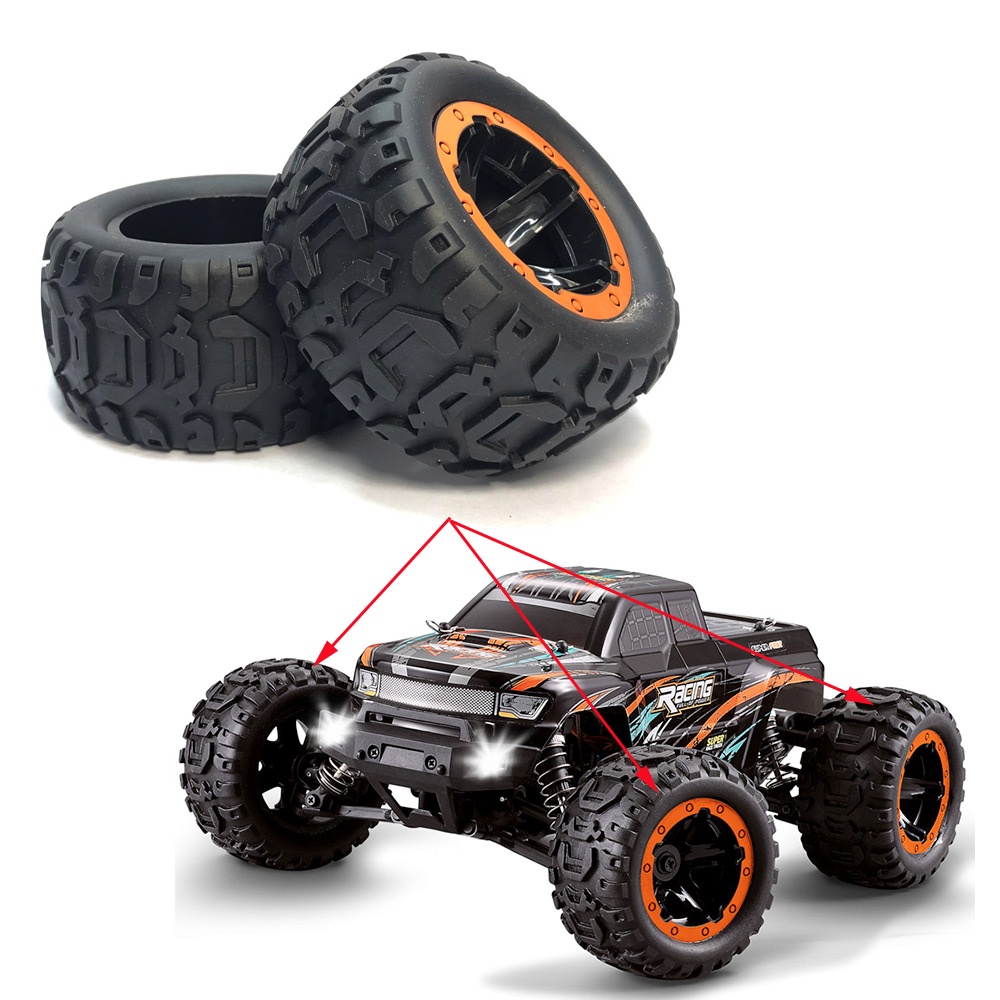 M16038 Tires & Wheels Rims Remote Control Cars Accessories for Linxtech HBX 16889 1/16 RC Car Ve