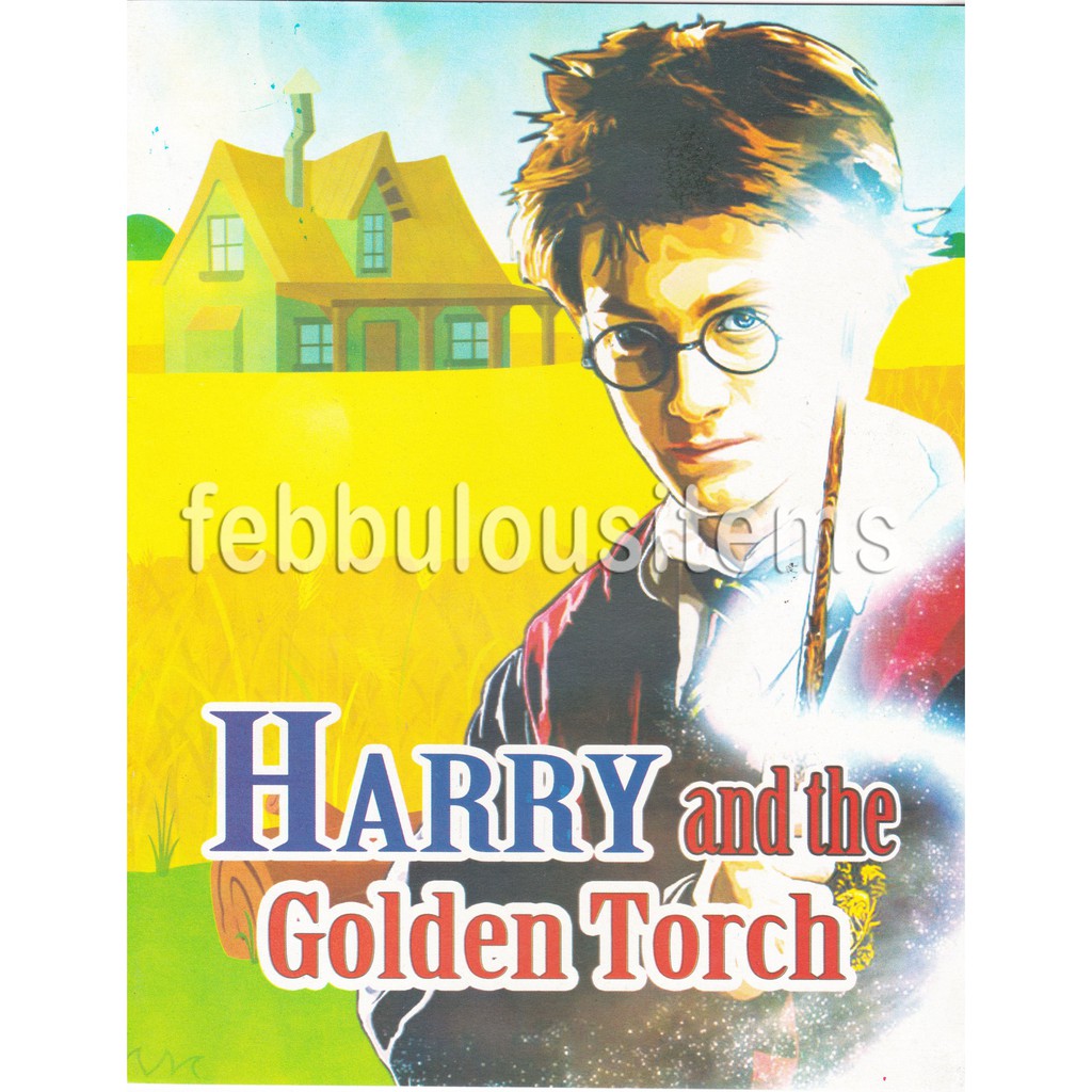 Story Book Coloring Book English Tagalog Harry And The Golden Torch Shopee Philippines 6144