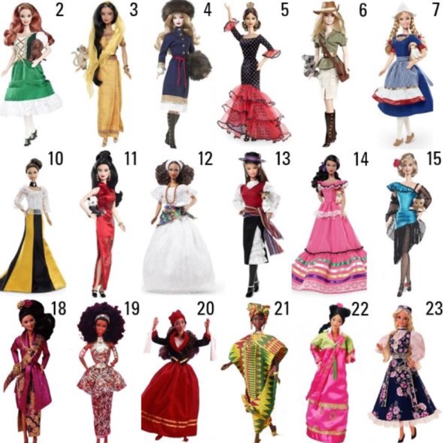 barbie dolls of the world