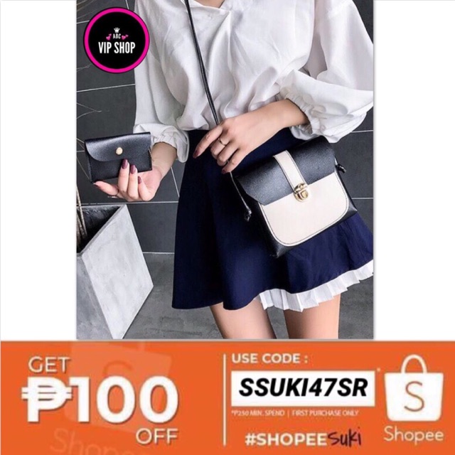 korean sling bag shopee