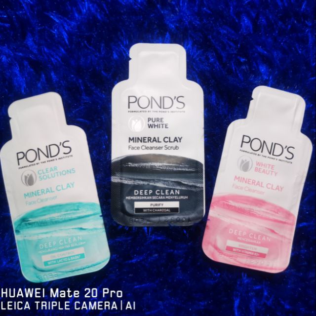 ponds clay face wash