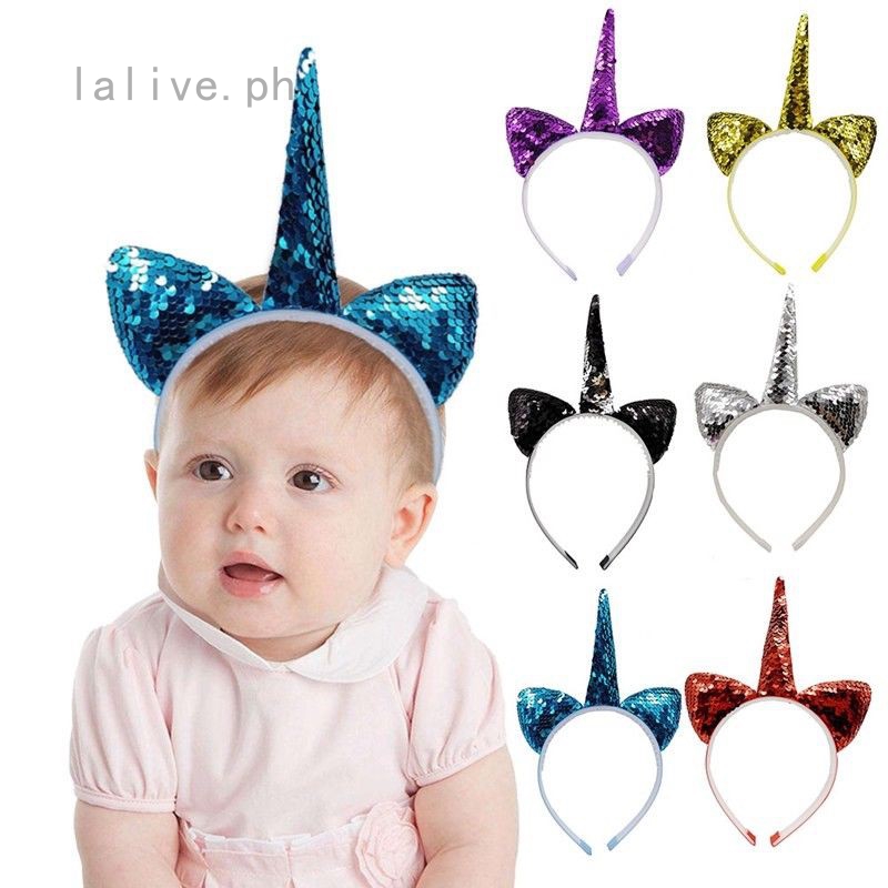 Lalive Kids Lovely Unicorn Hairband Head Bands Headband Girls Party Hair Accessories Au Shopee Philippines