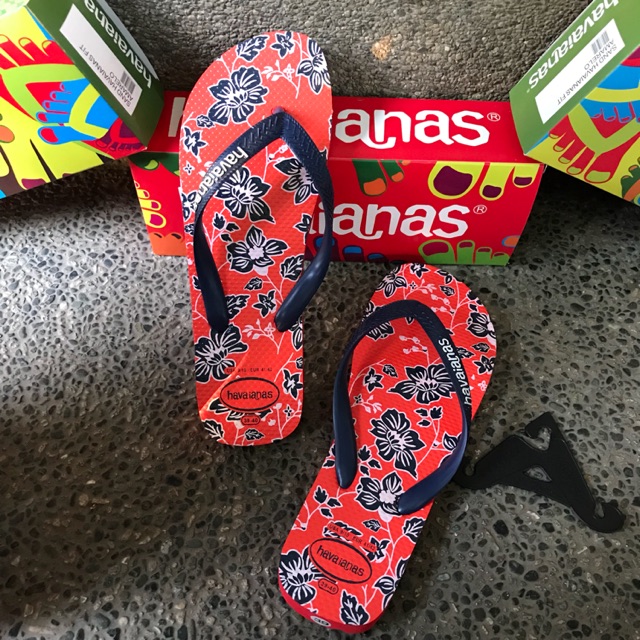 havaianas flower flip flops