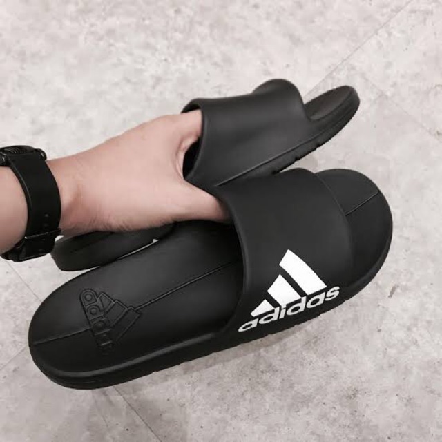 adidas aqualette cf navy blue slippers