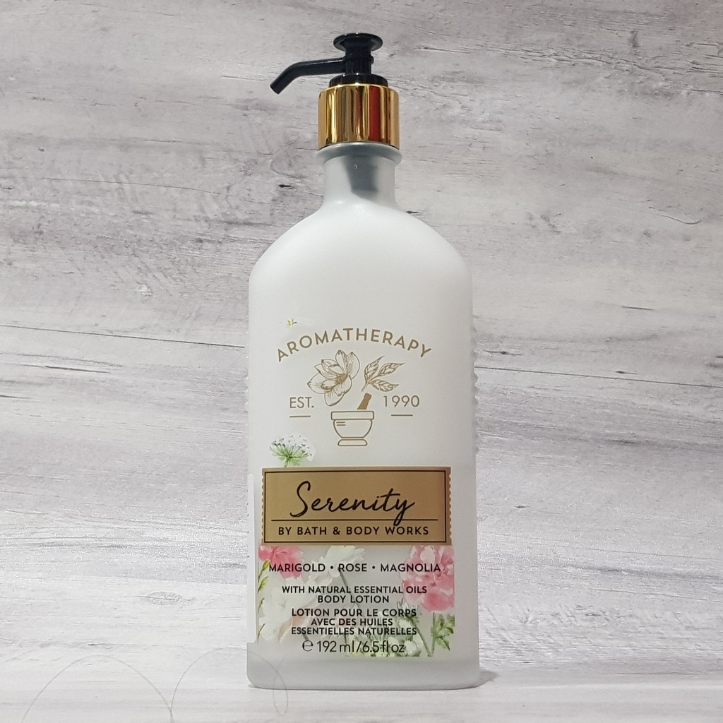 serenity lotion bath and body works