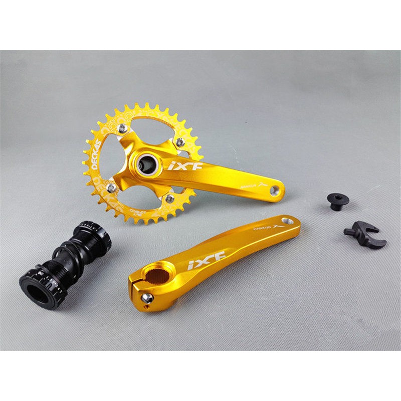 Cranksets ZTTO Mountain Bike Crankset 170mm BCD104 Crank Arms & Bottom