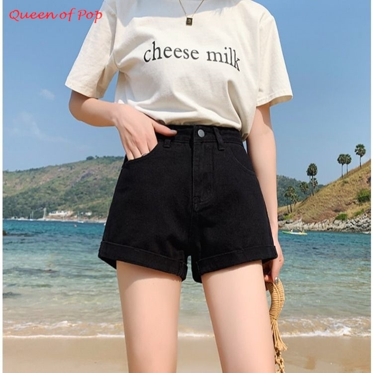 korean high waisted shorts