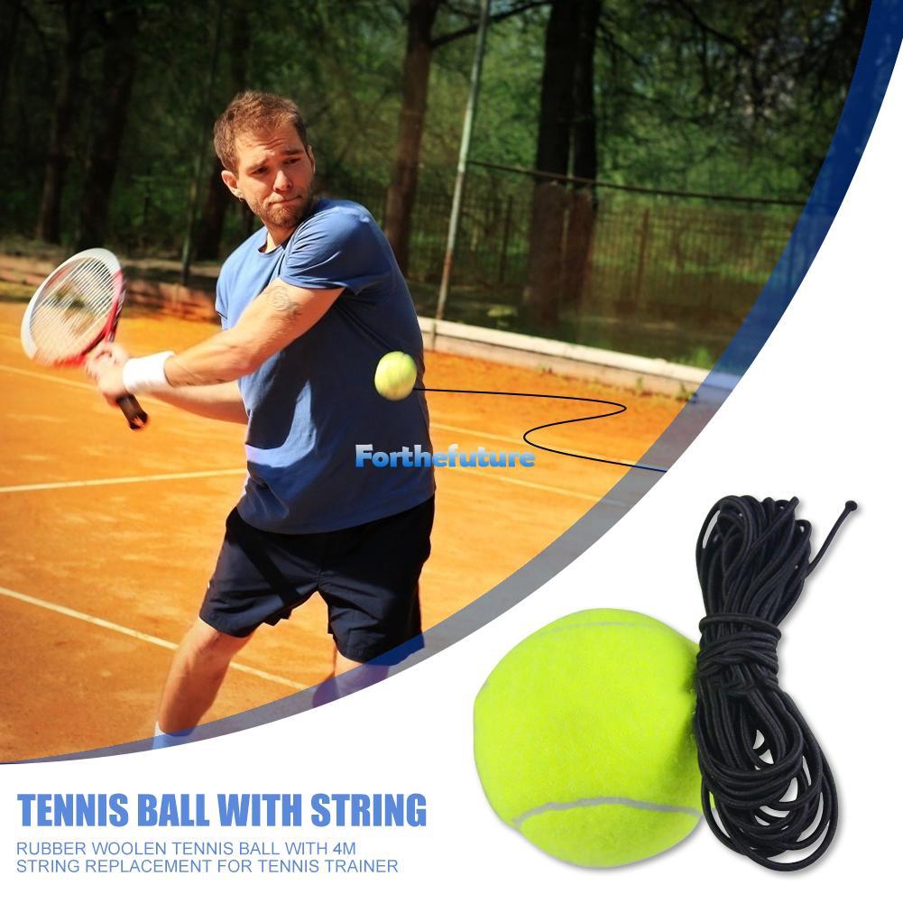 Acouto Tennis Ball with String Attached,Tennis Ball Tennis Beginner