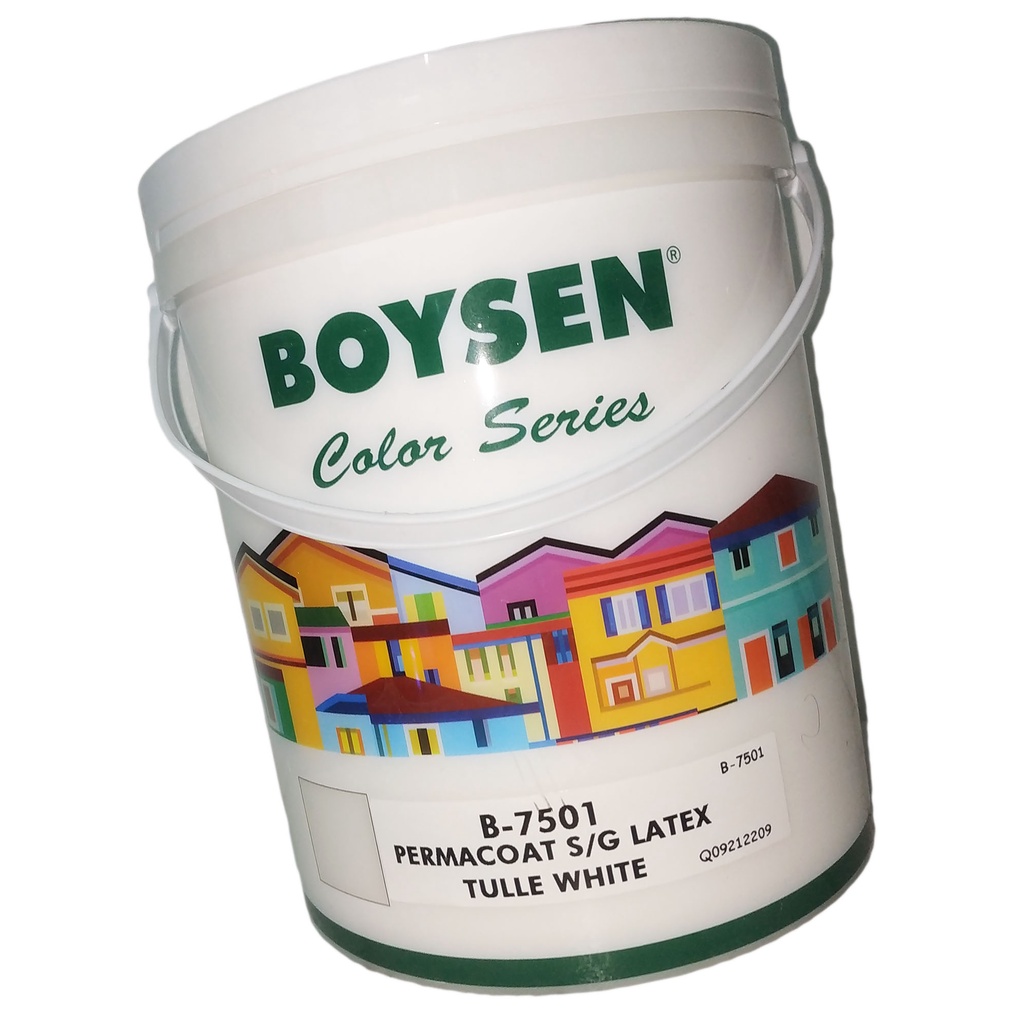 BOYSEN PERMACOAT LATEX B7501 TULLE WHITE ( 1 GALLON 1 GALLON 1 GALLON