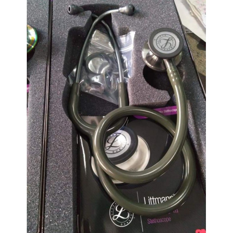 littmann Stethoscope Classic 3 Dark Olive Green | Shopee Philippines