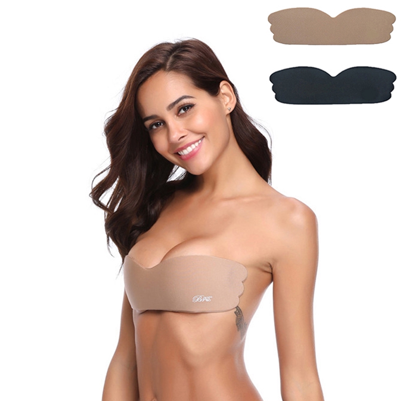 strapless sticky push up bra