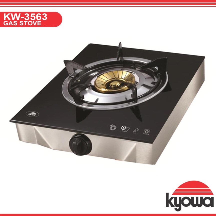 Kyowa KW3563 1Burner Gas Stove (Black) Shopee Philippines