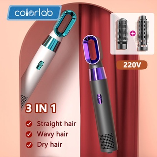 High Quality 3 in 1 Hair Blower Dryer With Brush Comb Straightener Original Set Hot and Cold