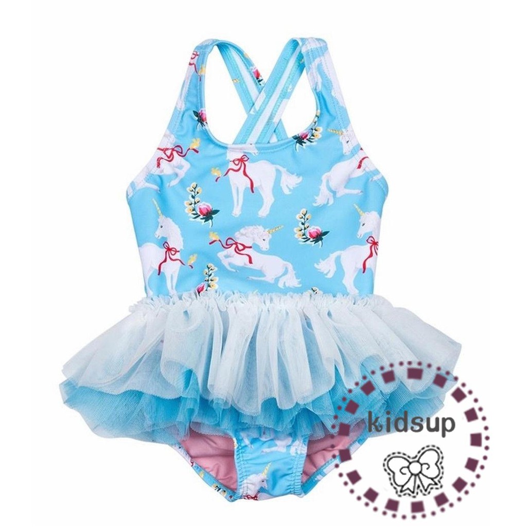 unicorn tutu swimsuit