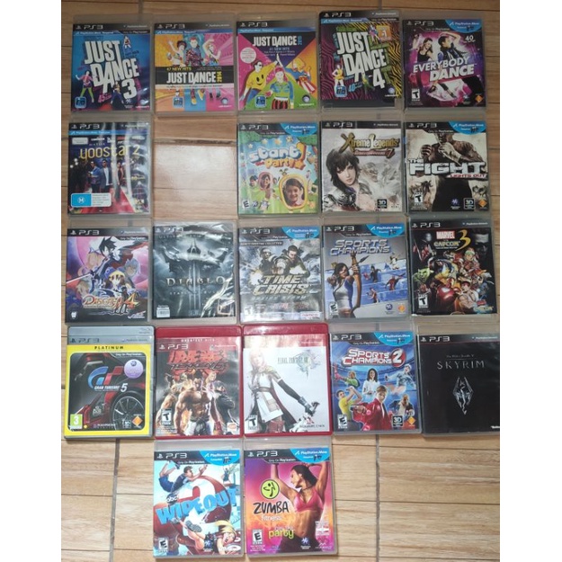 Original PS3 Games with case (Used) Shopee Philippines
