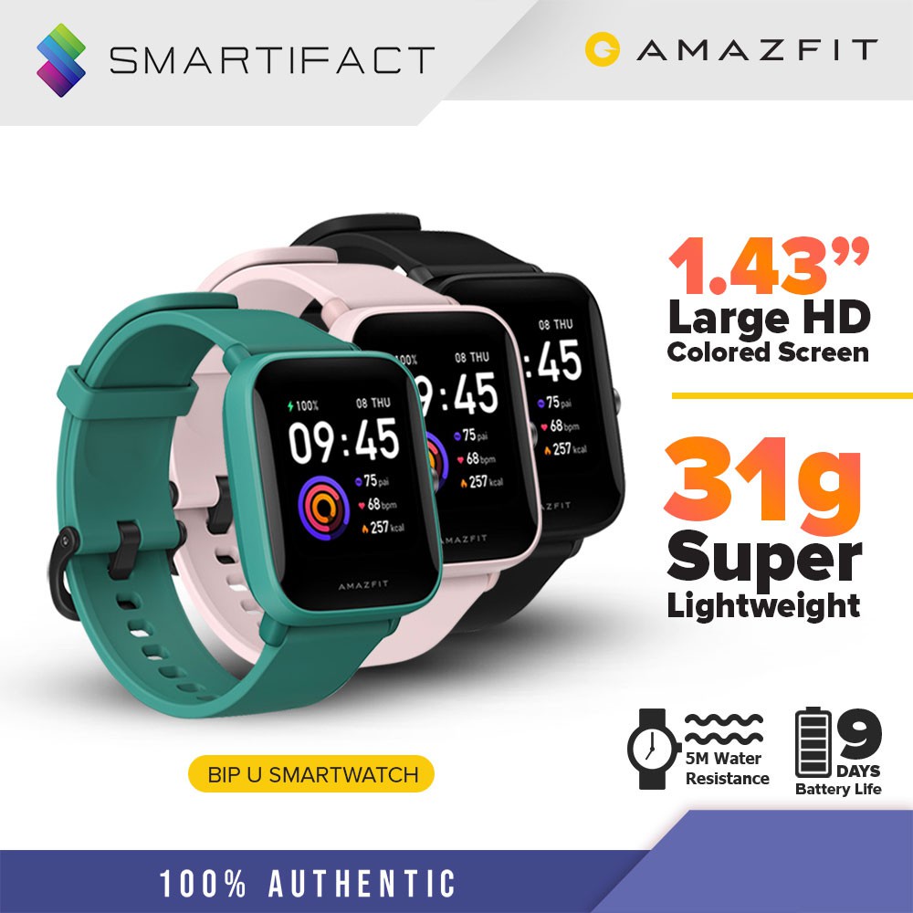 amazfit bip u 60 sports modes