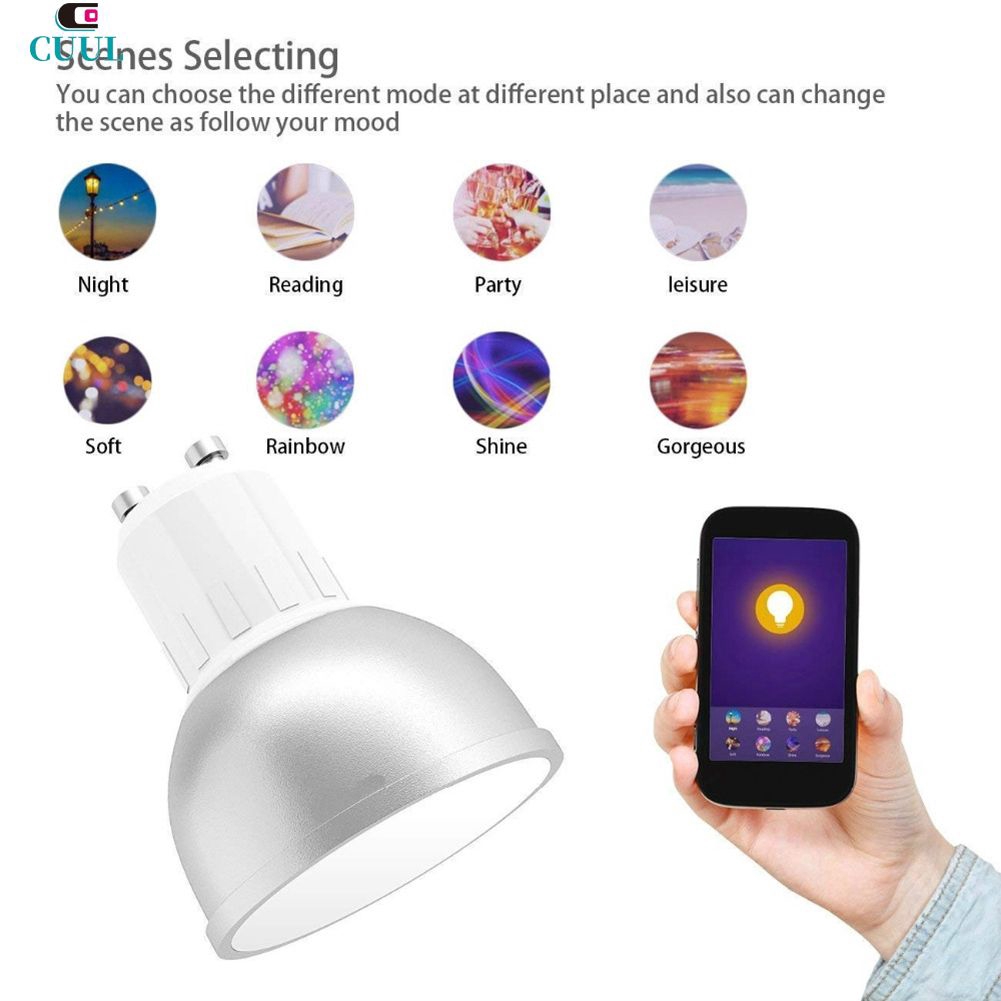 gu10 smart bulb google home