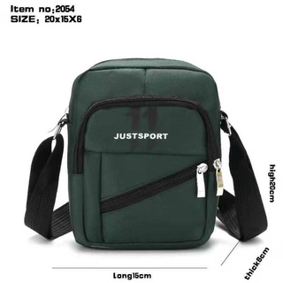 Men's Sling Bag JP #2054 Slunt Zip Mens Crossbag #1