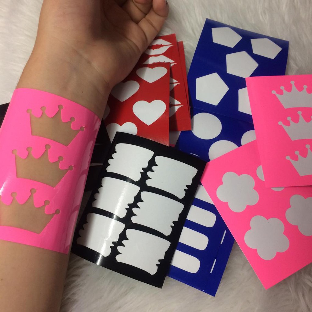 Stencils For Makeup Swatches | Saubhaya Makeup