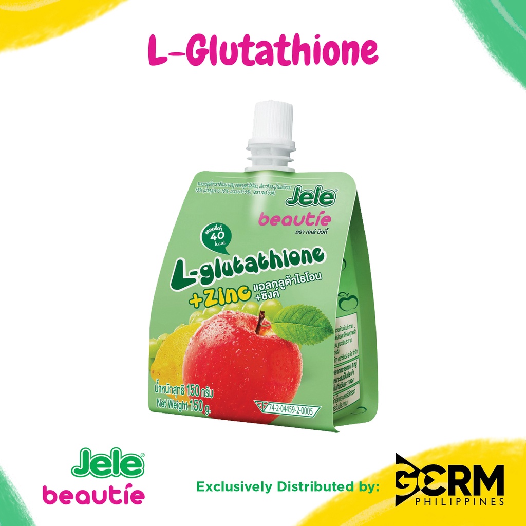 Jele Beautie LGlutathione + Zinc Bundle (Mixed Fruit) Shopee Philippines